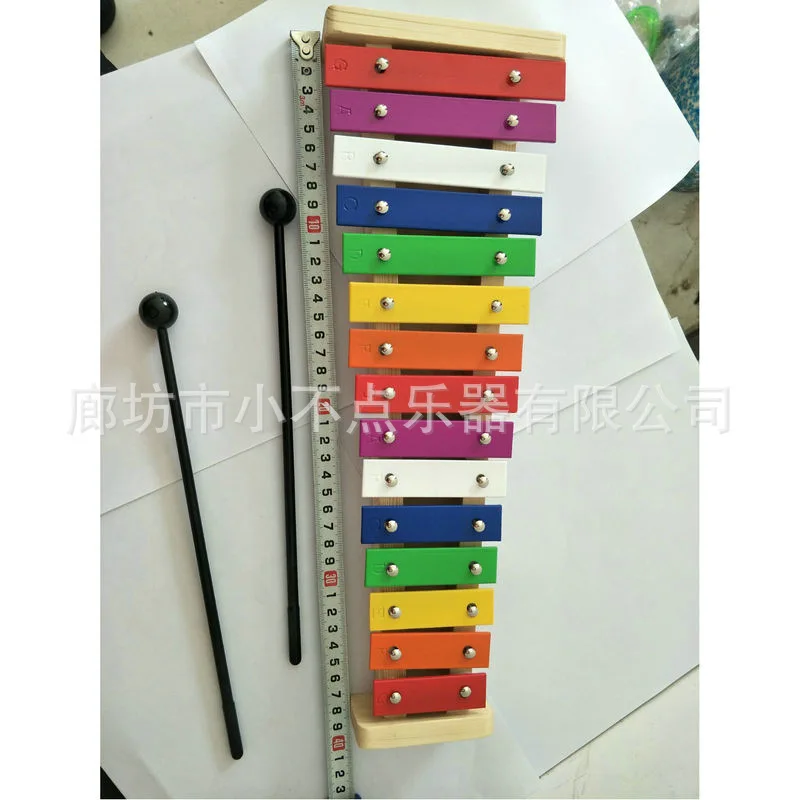 Orff ударный инструмент Дети Раннее Образование игрушка 15 звук алюминиевое пианино музыка Раннее детство цвет 15 звук алюминий Pi