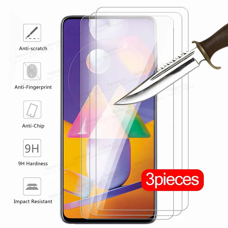 Защитное стекло для samsung galaxy m31s m01 m11 m21 m31 m51 sumsung m 31s 31 11 01 21 51 3 шт. | Мобильные