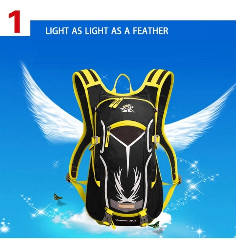 Perfect 18L Waterproof Outdoor Sport Bicycle Backpack Ultralight Bike Riding Travel Mountaineering Hydration Water Bag Large Capacity 14