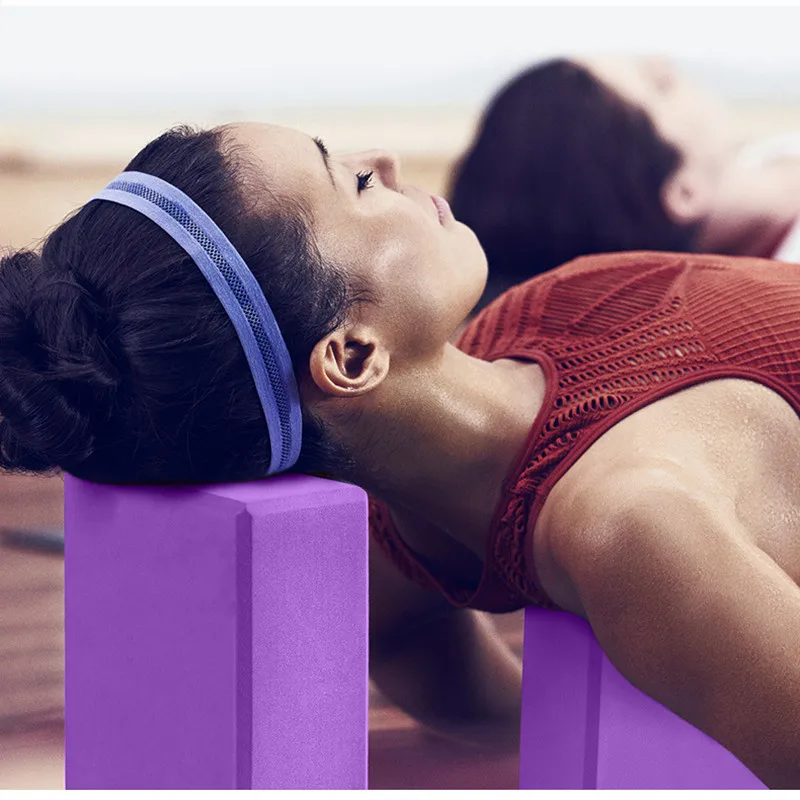

2 Pcs Yoga Block EVA 22.8*15.2*7.2cm Eco-friendly Gym Foam Workout Stretching Body Yoga Brick Sports Exercise Yoga Accessories