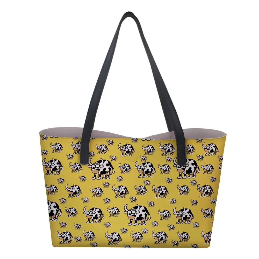 Новая женская сумка для покупок с 3D рисунком животного на заказ Женская