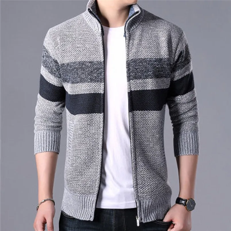 Мужской стиль, модный вязаный кардиган, свитер, пальто, модные теплые свитера#4n06