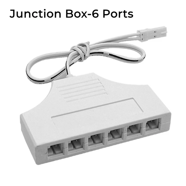 30/40/50cm LED Strip Cabinet Splint Lamps Hidden Doule Side Glow Aluminum Profiles 18mm Wood Board Layer Linear Bar Strip Lights Junction Box