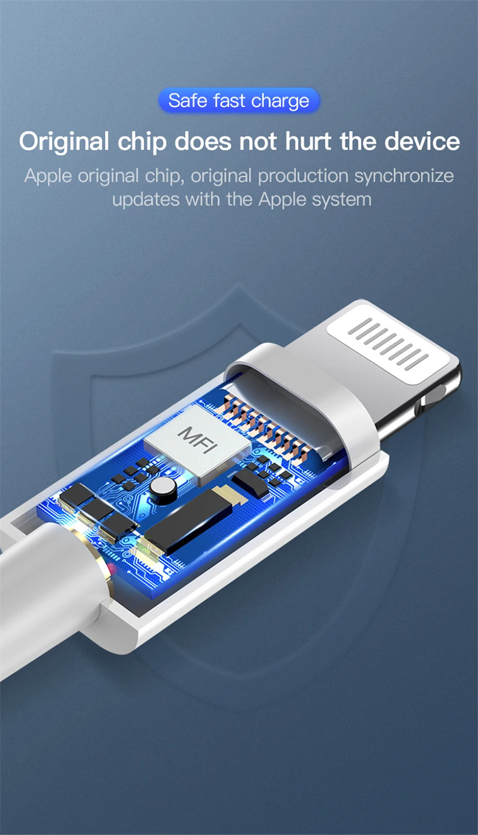 TOTU MFi USB C к световому кабелю для iPhone 11 Pro Max XS Max 18W PD Быстрый кабель питания usb type C кабель для зарядного устройства