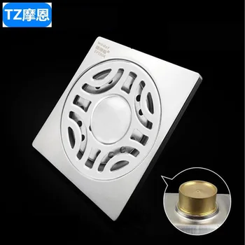 

304 Stainless Steel Washing Machine Copper Deodorizing Core Filter Rapid Drainage Floor Drain Bathroom Shower Room Dual Purpose