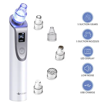 

Blackhead Remover Skin Care Pore Vacuum Acne Pimple Removal Vacuum Suction Tool Facial Diamond Dermabrasion Machine Face Care