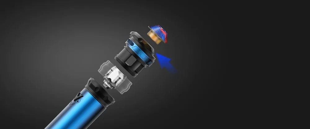 Electronic Cigarette ADVKEN Owl vape pen pod kit 0.2ohm 3ml capacity atomizer tank fit for 186502070021700 battery Vaper Kit (5)