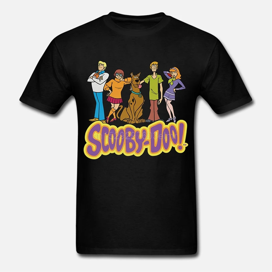Мужская футболка на заказ персональная Scooby Doo команда Фреда Вельмы лохматая