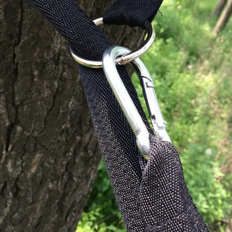 Camping Hammock Tree Strap Set 2 Straps 2 Loops and Carrying Bag 300x5cm Long 250kg No-Stretch Heavy Duty Straps for Hammock Kit