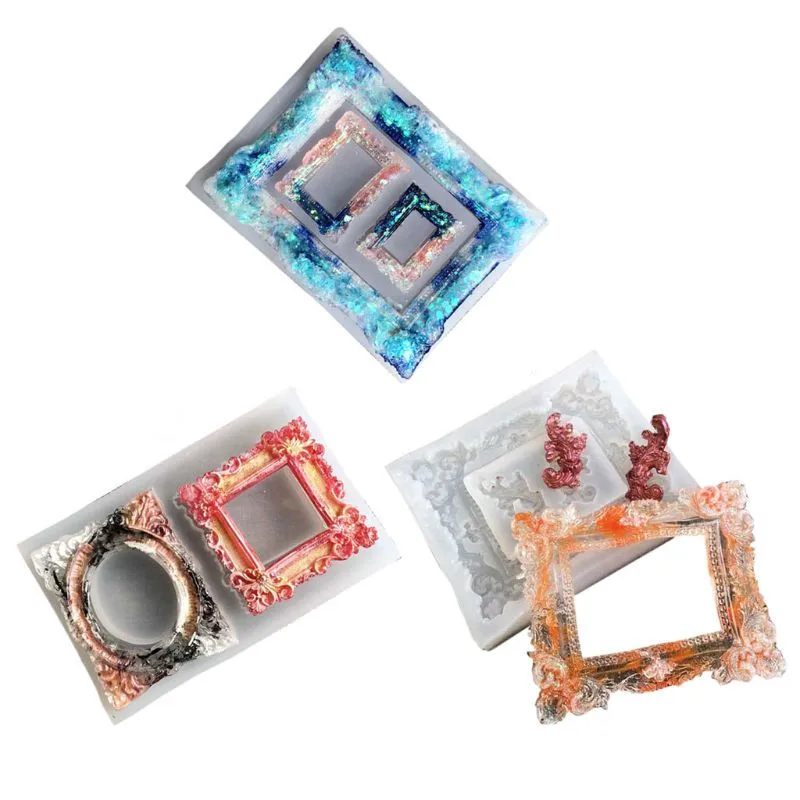 Photo Frame Resin Mold Silicone Picture Frame Fondant Candy Chocolate