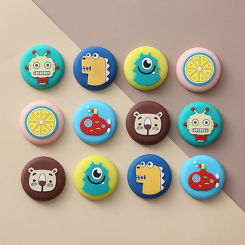 6 шт./лот защитные накладки на двери с рисунком из мультфильма|Дверные