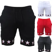 Модные мужские повседневные шорты со звездами и карманами для работы на пляже