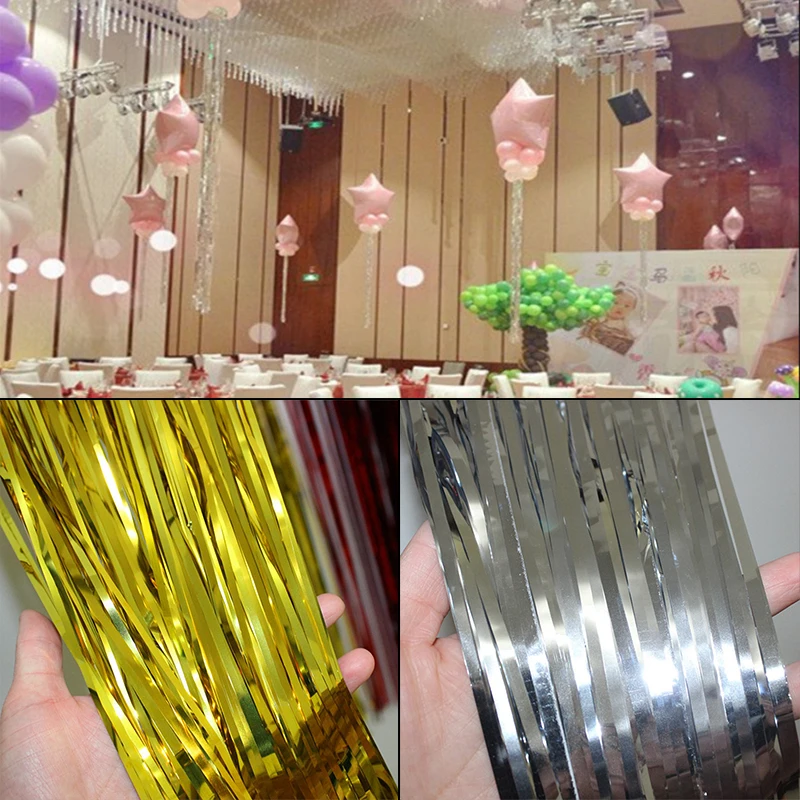 Кисточка Серебряная атмосфера макет местности украшения для вечеринки