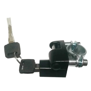

AMotorcycle Helmet Lock Hanger Hook Motorbike Bike Helmet Lock Anti-Theft Lock Key Bring 22mm Support