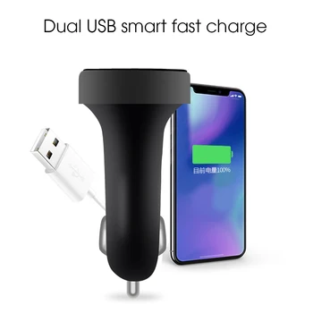 

Dual USB 3.1A FM Transmitter Handsfree Bluetooth Car Mp3 Player Module Car Kit Audio Receiver Adapter Support U Disk TF Wireless