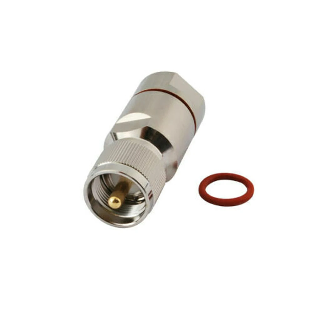 

Accessories RF Coaxial Flexible Home Moistureproof Lighting PL259 Copper Straight Microwave Connector Easy Install UHF Male