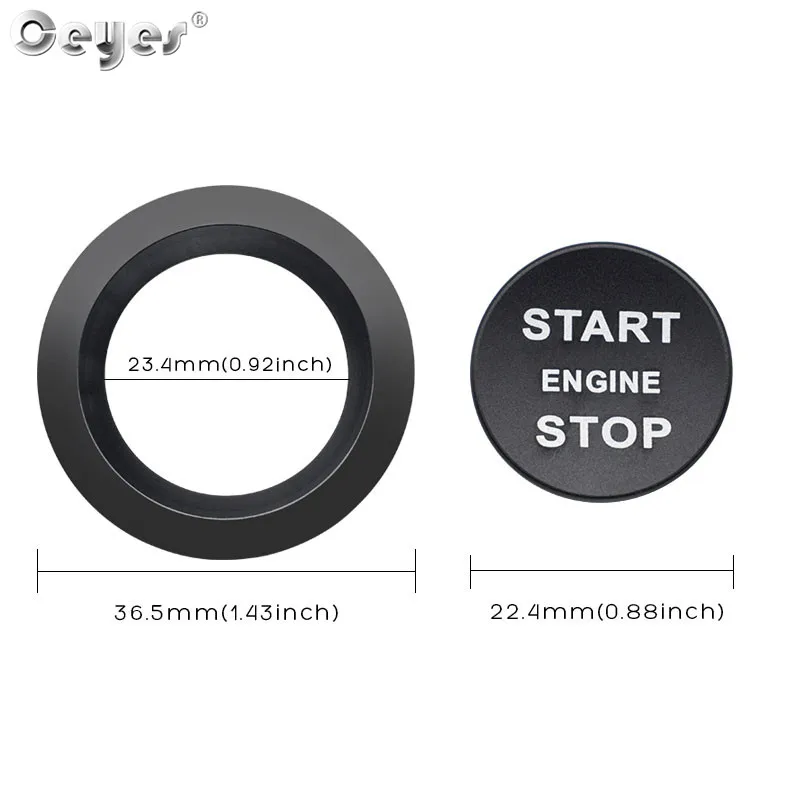 Аксессуары для салона автомобиля Ceyes кнопка запуска двигателя кольцо стайлинга