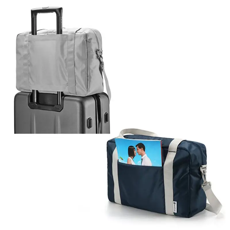 Men Women Unisex Premium Nylon Travel Bag Lightweight Duffel Gym Case Foldable Portable Luggage Organizer