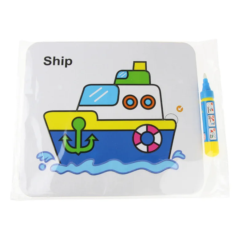 

Children Magic Water Painting Board Traffic Painted Graffiti Water Explicit Drawing Book Jigsaw Puzzle Early Childhood Education