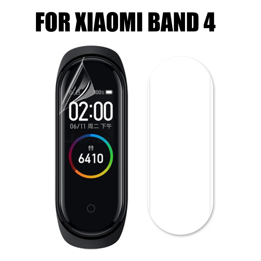 For Mi Band 4 Screen Protector Soft Film Smart Bracelet Accessories Full Permeability | Электроника