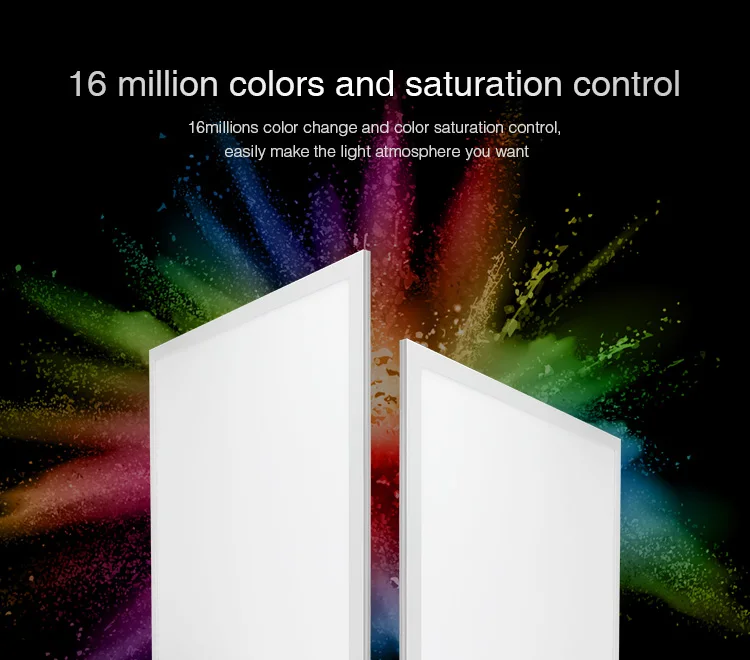 Miboxer FUTL01 40W RGB+CCT led Panel Light 220V with Panel Light power Driver 2.4G Wireless remote 