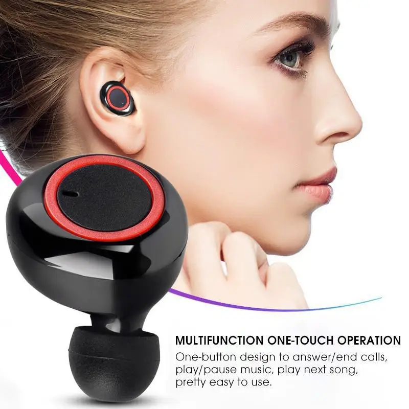 HobbyLane W12 TWS Bluetooth 5 0 Wireless Earphone Multi function Sports Headphone Touch Control Bluetooth Earbuds