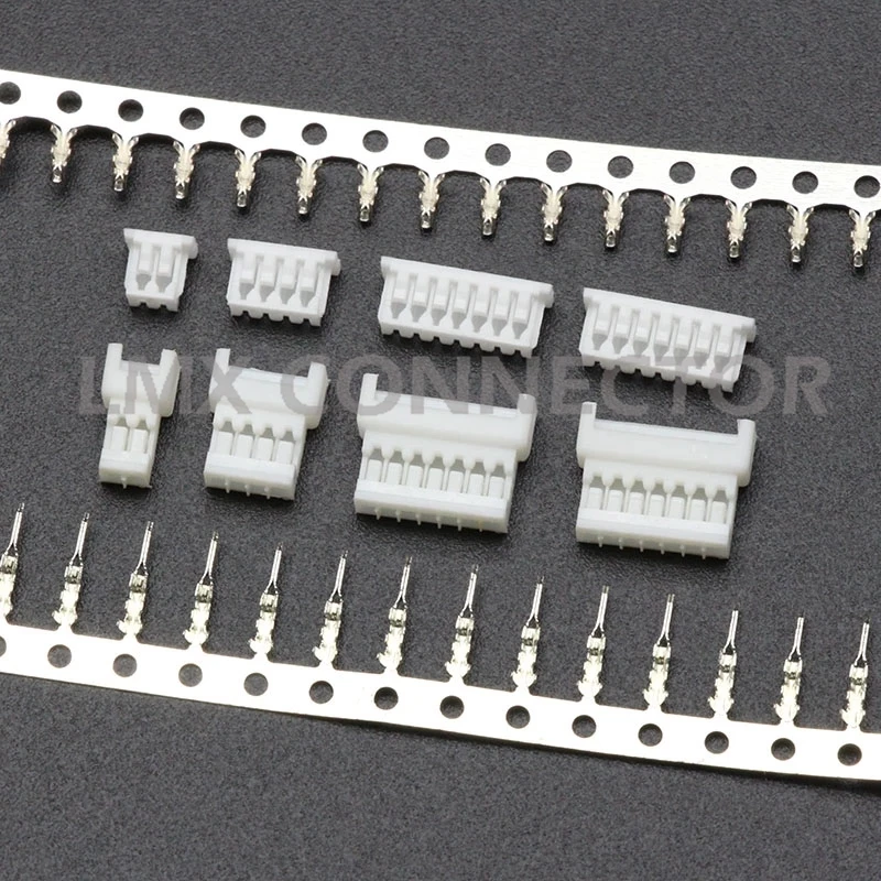 10 пар Micro JST 1 25 мм Штекерный разъем провода к проводу Тип 2p 3p 4p 5p 6p