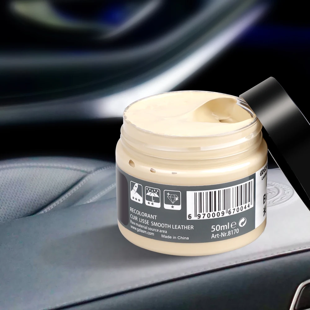 Leather Repair Gel Colorful Car Repair Scratches Cracks Home&Car Seat Leather Complementary Refurbishing Cream Paste
