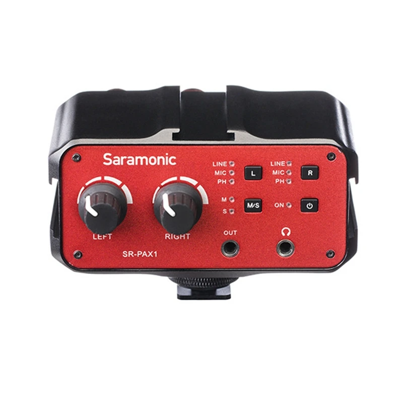 Saramonic PAX1 o Mixer Preamp микрофон адаптер двойной XLR 6 3 мм 5 входы для iPhone 7 смартфон гитара