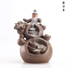 Благовония горелка фарфоровые сокровища заполняют предметы домашнего интерьера Будда Буддийские принадлежности dehua поли Клык Фэн