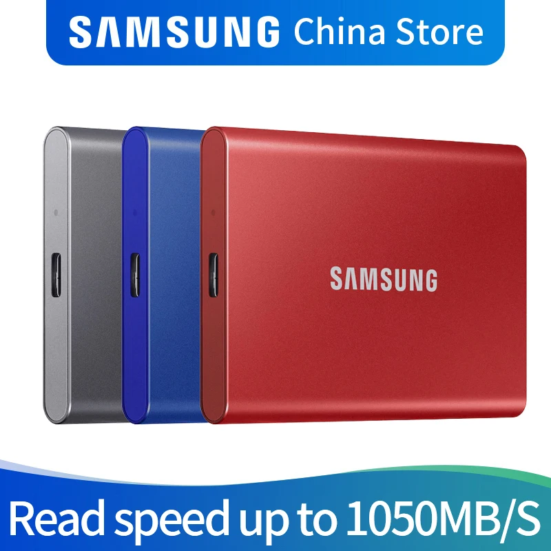 Портативный SSD-накопитель samsung T7 NVME 500 Гб ТБ USB 3 2 | Компьютеры и офис