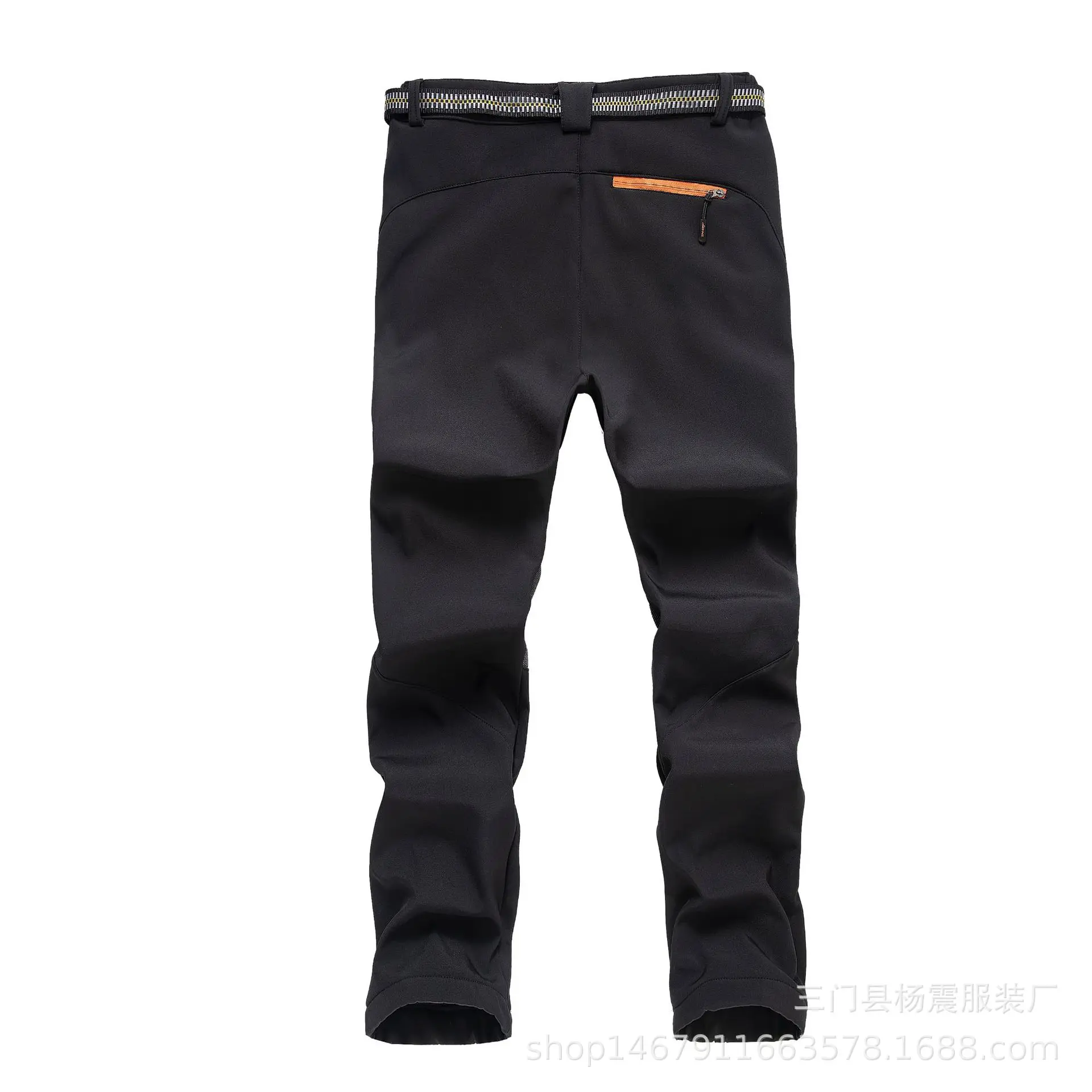 Мужские штаны для улицы, светоотражающие флисовые Мягкие штаны, теплые осенние и зимние толстые лыжные штаны для альпинизма, рыбалки