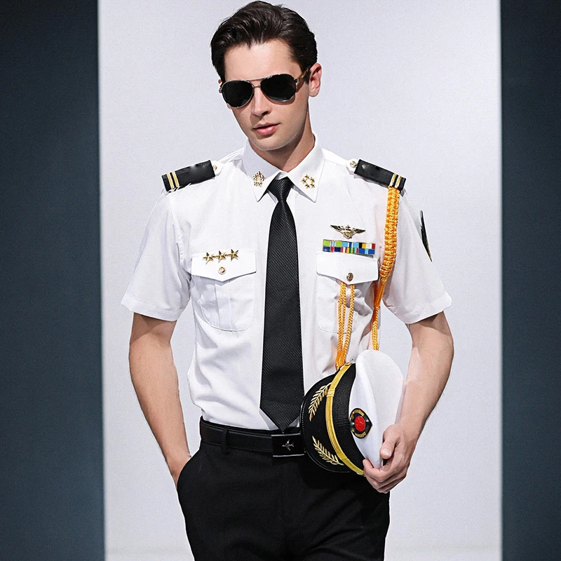 2019 китайская команда круиз корабль капитан рубашка seaman одежда + брюки аксессуары