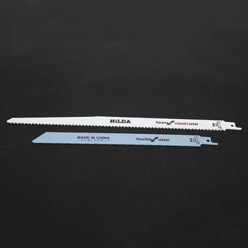 

2Pcs Portable Metal Reciprocating Saw Blades Woodworking Attachment Tool Accessories Household Hand Tool Accessories