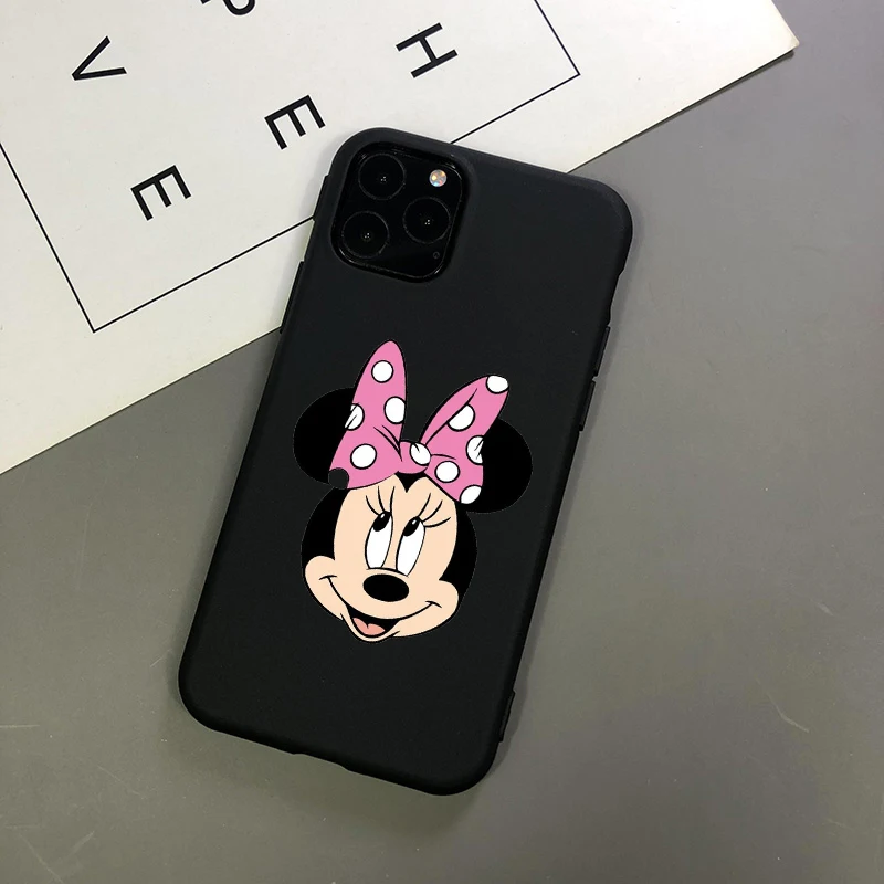 TPU Disneys Mickeys mouse TPU Мягкий силиконовый чехол для телефона для iPhone SE 5 5SXR XS MAX 11 Pro MAX 6 6S 7 8Plus черный чехол для телефона Copue - Цвет: TPU