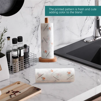 

VOGVIGO Reusable Washable Kitchen Paper Wood Towel Bulk Rolls Bar Tissue Home Clean Eco kitchen Roll