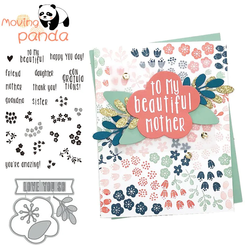 

JC224 2019 New FLOWER PATCH Metal Cutting Dies and Clear Stamps for Scrapbooking for DIY Card Making Cutting Crafts Stencil Dies