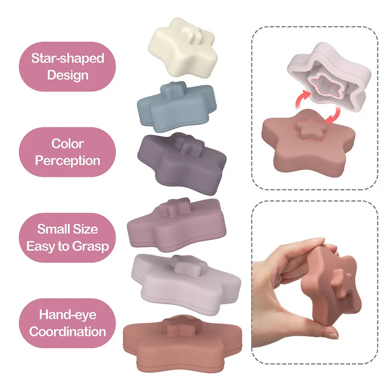 TYRY.HU-Baby عضاضة للأسنان ، لعبة سيليكون التراص ،...