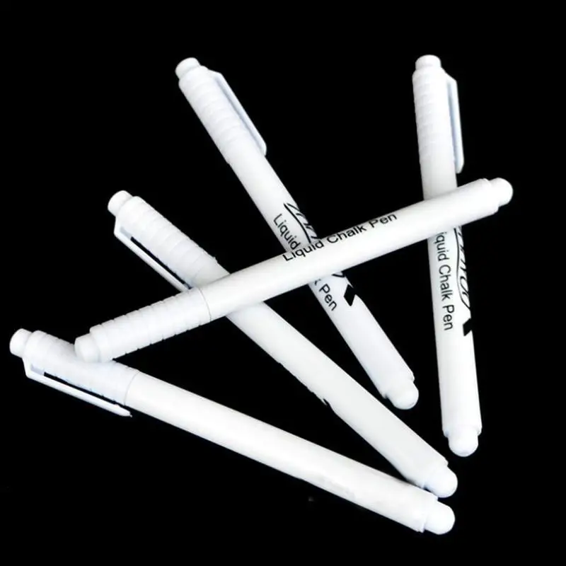 Белый жидкий мел маркер Стекло окно Классная доска жидкие чернила ручка для доски окно белая ручка