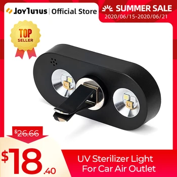 

UV Light Sterilizer Car Condition UV Light Emergency LED Bulb 5V Air Outlet Portable Air Purifier Germicidal Rechargeable CE FCC