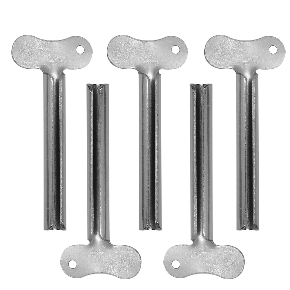 5pcs Stainless Steel Tube Toothpaste Squeezer Key Wringer Easy Squeeze Tool 