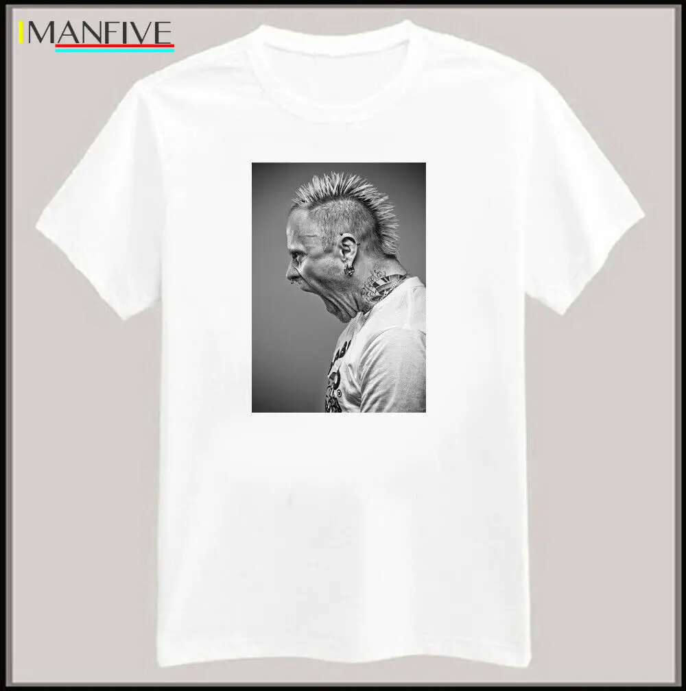 

The Prodigy Electronic Music Band T-Shirt Size S-XL 100% Keith Flint New Top Tee 100% Cotton Humor Men Crewneck T Shirts