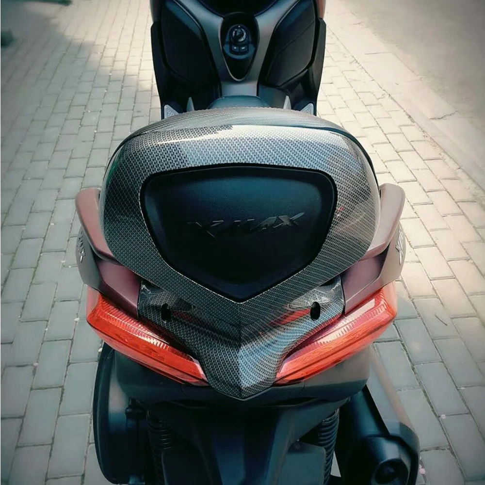 Modified Motorcycle Spare Part Carbon Fiber Xmax250 300 Xmax Rear Backrest Seat With Bracket For Yamaha Xmax 250 300 2017 2021 Seats Benches Aliexpress