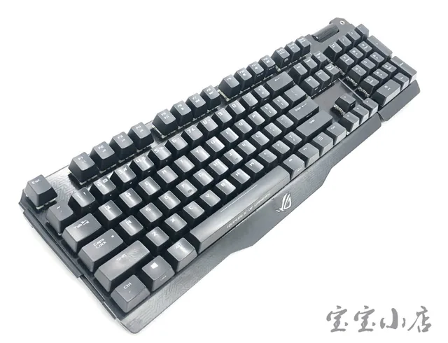 中古オリジナルasus rogクレイモア分割メカニカルキーボード有線