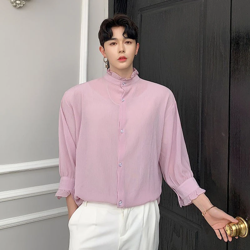 translucent white shirt