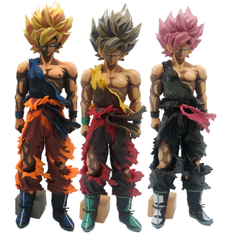 wax somersault Suspect 34cm Anime Dragon Ball Z Action Figure Model Toys Son Goku Figurine Super  Saiya Comic Characters Doll Gifts For Children Boy - Action Figures -  AliExpress