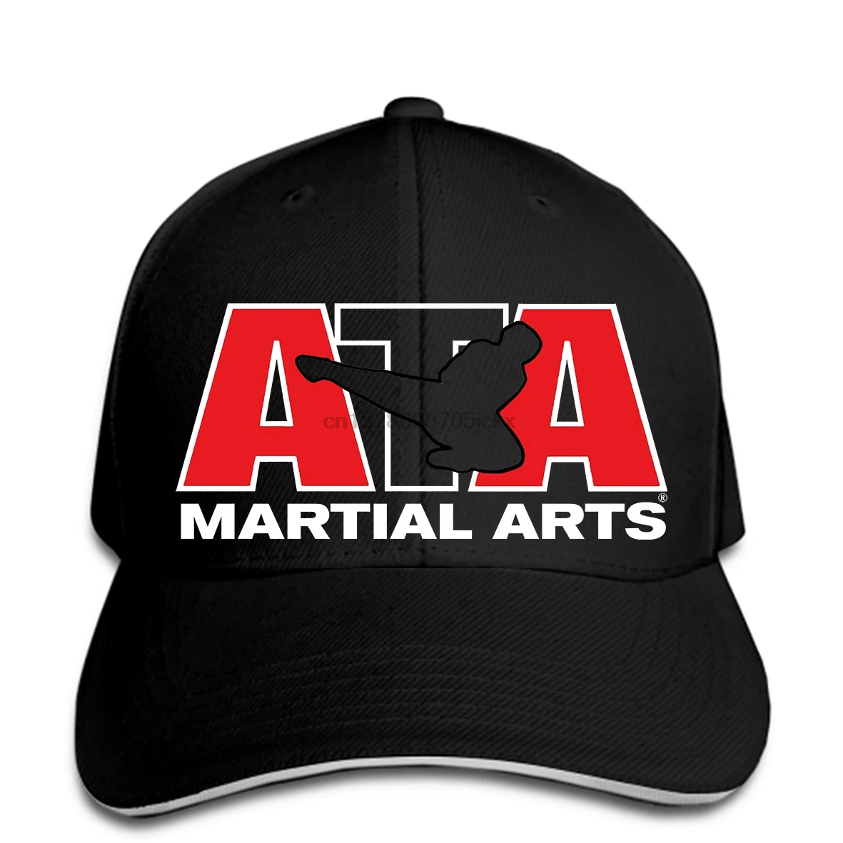 Новая мужская бейсбольная кепка ATA Taekwondo для боевых искусств белого и черного цвета XS snapback