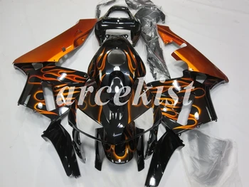 

New ABS Injection Mold motorcycle Fairings 100% Fit For Honda CBR600RR F5 05 06 2005 2006 fairings bodywork set Flame orange