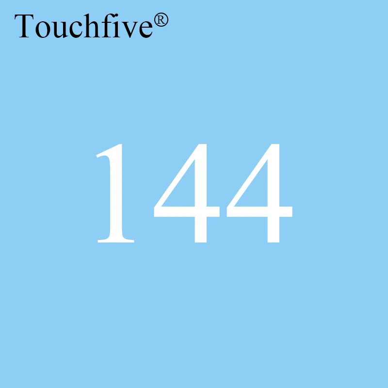 144 Touchfive дополнительный цвет Dual Head художественные маркеры одиночные на спиртовой основе эскизные маркеры манга кисть для рисования; ручка краски - Цвет: 144