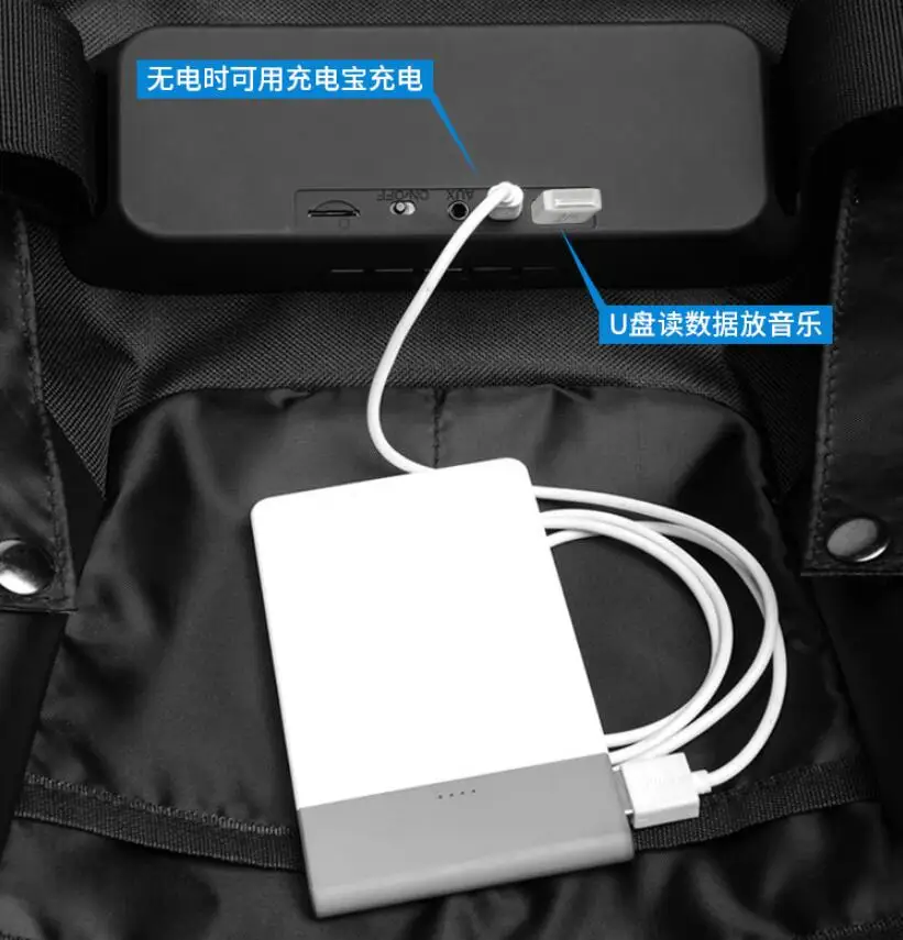 Bluetooth Музыкальный Рюкзак, уличный рюкзак для верховой езды, креативный водонепроницаемый студенческий рюкзак, умная usb зарядка, дорожная сумка